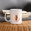 Somali Cat Print Coffee/Tea Mug - white