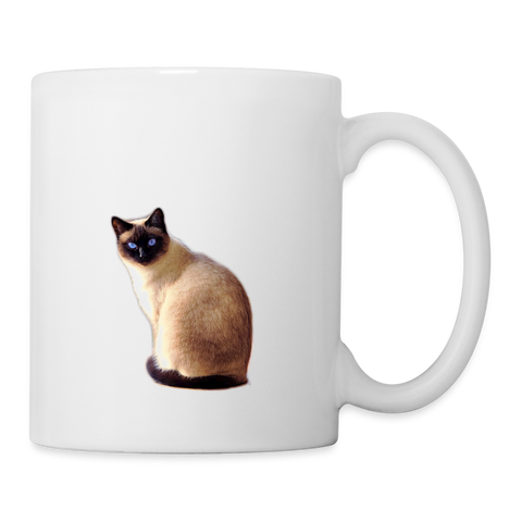 Tonkinese Cat Print Coffee/Tea Mug - white