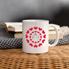 Heart With Paws Print Coffee/Tea Mug - white