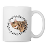 Toyger Cat Print Coffee/Tea Mug - white