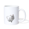 Turkish Angora Cat Coffee/Tea Mug - white