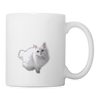 Turkish Angora Cat Coffee/Tea Mug - white