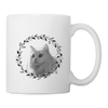 Cute Turkish Angora Cat Coffee/Tea Mug - white