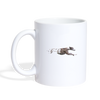 Whippet Dog Running Print Coffee/Tea Mug - white