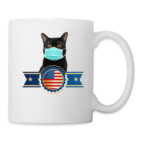 Bombay Cat Print Coffee/Tea Mug - white