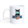 Bombay Cat Print Coffee/Tea Mug - white