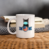 Bombay Cat Print Coffee/Tea Mug - white