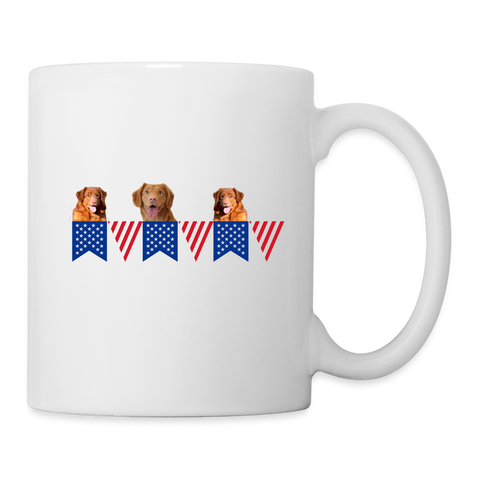 Nova scotia duck tolling retriever Print Coffee/Tea Mug - white