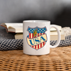 Senegal parrot USA Print Coffee/Tea Mug - white