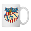 Senegal parrot USA Print Coffee/Tea Mug - white