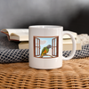 Senegal Parrot on Window Print Coffee/Tea Mug - white