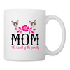 Cornish Rex Cat MOM Print Coffee/Tea Mug - white