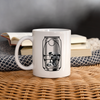 Dalmatian Dog Print Coffee/Tea Mug - white