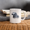 African grey parrot art Print Coffee/Tea Mug - white