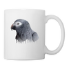 African grey parrot art Print Coffee/Tea Mug - white