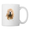 Tibetan Mastiff Print Coffee/Tea Mug - white