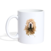 Tibetan Mastiff Print Coffee/Tea Mug - white