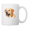 Labrador Art Print Coffee/Tea Mug - white