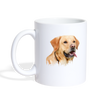 Labrador Art Print Coffee/Tea Mug - white