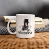 Bernese Mountain Dog WildWest Print Coffee/Tea Mug - white