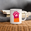 Paws Print Coffee/Tea Mug - white