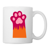 Paws Print Coffee/Tea Mug - white