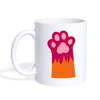 Paws Print Coffee/Tea Mug - white