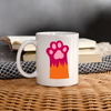 Paws Print Coffee/Tea Mug - white