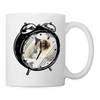 Birman Cat Alarm Clock Print Coffee/Tea Mug - white