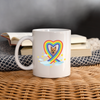 Finnish Spitz Rainbow Print Coffee/Tea Mug - white