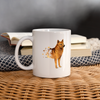 Finnish Spitz Art Print Coffee/Tea Mug - white