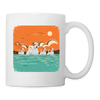 Parson Russell Terrier Print Coffee/Tea Mug - white