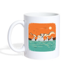 Parson Russell Terrier Print Coffee/Tea Mug - white