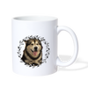 Alaskan Malamute Print Coffee/Tea Mug - white