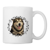 Alaskan Malamute Print Coffee/Tea Mug - white