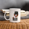 Brittany "I'm the boss" Print Coffee/Tea Mug - white