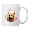 Lovely American Eskimo Dog Print Coffee/Tea - white