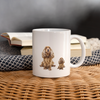 English Cocker Spaniel Print Coffee/Tea Mug - white