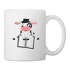 Cute Cow Study Print Coffee/Tea Mug - white