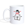 Cute Cow Study Print Coffee/Tea Mug - white