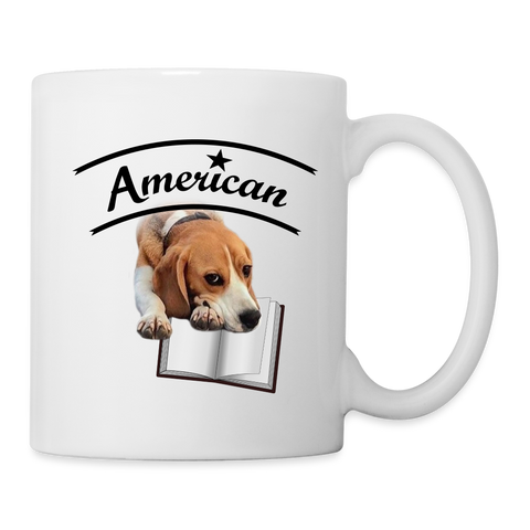 Beagle Study Print Coffee/Tea Mug - white