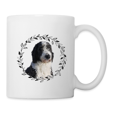 Aussiedoodle Print Coffee/Tea Mug - white