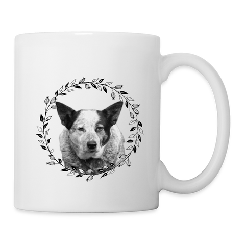Australian Cattle Dog Print Coffee/Tea Mug - white
