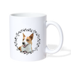 Basenji Dog Print Coffee/Tea Mug - white