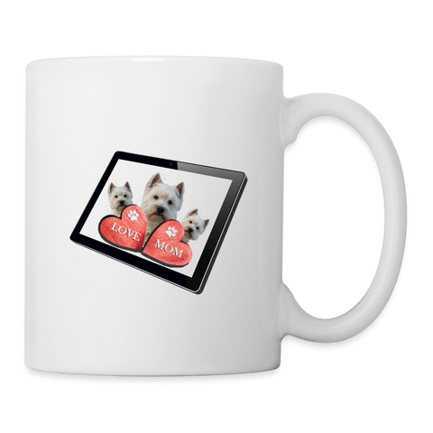 West Highland White Terrier (Westie) Print Coffee/Tea Mug - white