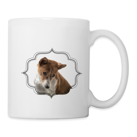 Lovely Basenji Dog Print Coffee/Tea Mug - white