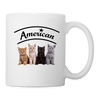 Cute American Cats Print Coffee/Tea Mug - white