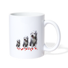 Bearded Collie Print Coffee/Tea Mug - white