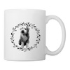 Lovely Bearded Collie Print Coffee/Tea Mug - white