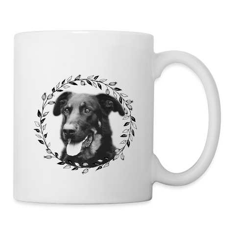 Beauceron Dog Print Coffee/Tea Mug - white